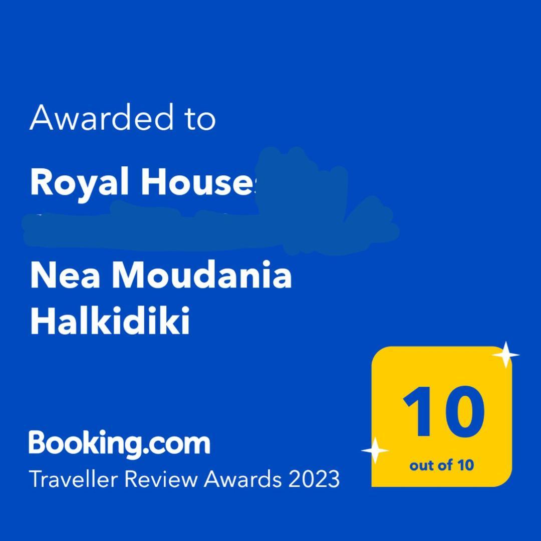 Royal House Lejlighed Nea Moudania Eksteriør billede